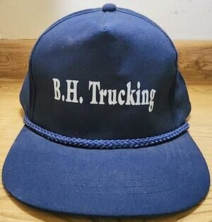 Yupoong B.H. Trucking Rope Hat Men's One Size Navy Blue Snapback Cap